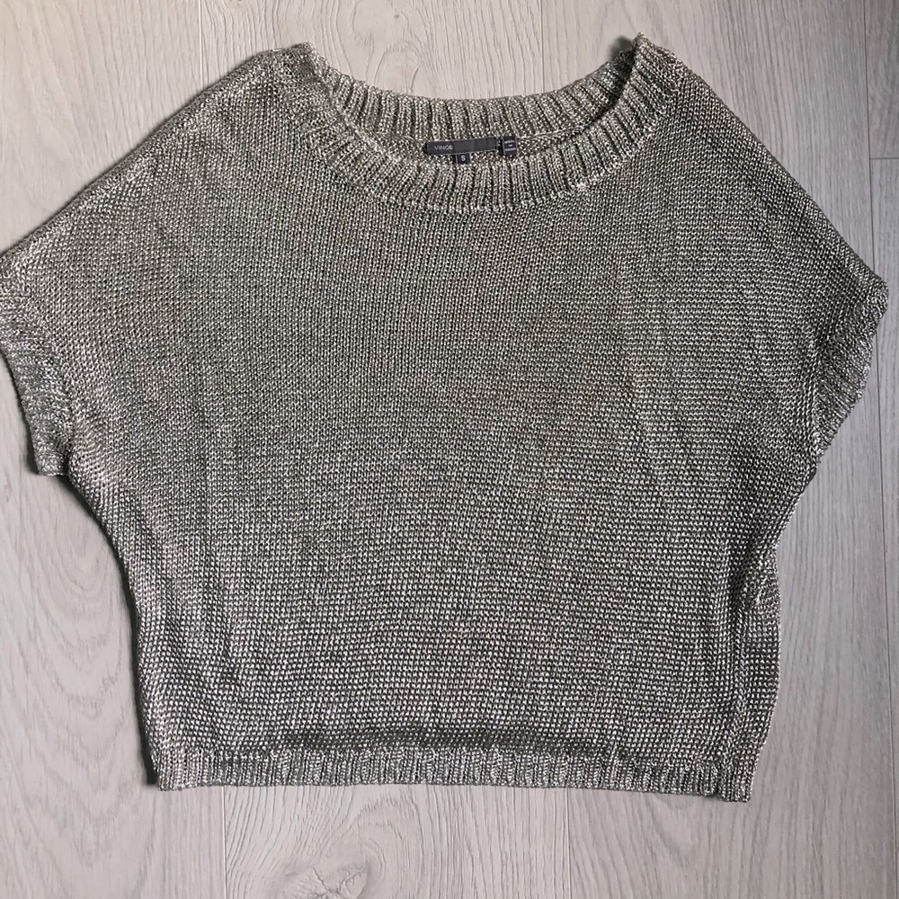 Vince short sleeve sweater